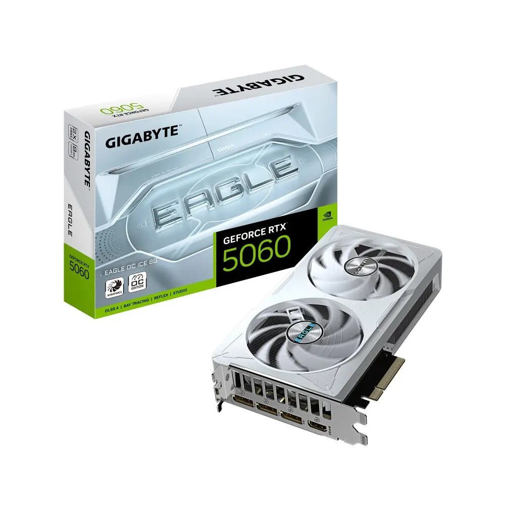 GIGABYTE GeForce RTX 5060 EAGLE OC ICE 8GB