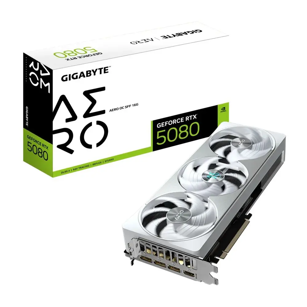 GIGABYTE GeForce RTX 5080 AERO OC SFF 16GB GDDR7 256-bit GV-N5080AERO OC-16GD Grafička karta