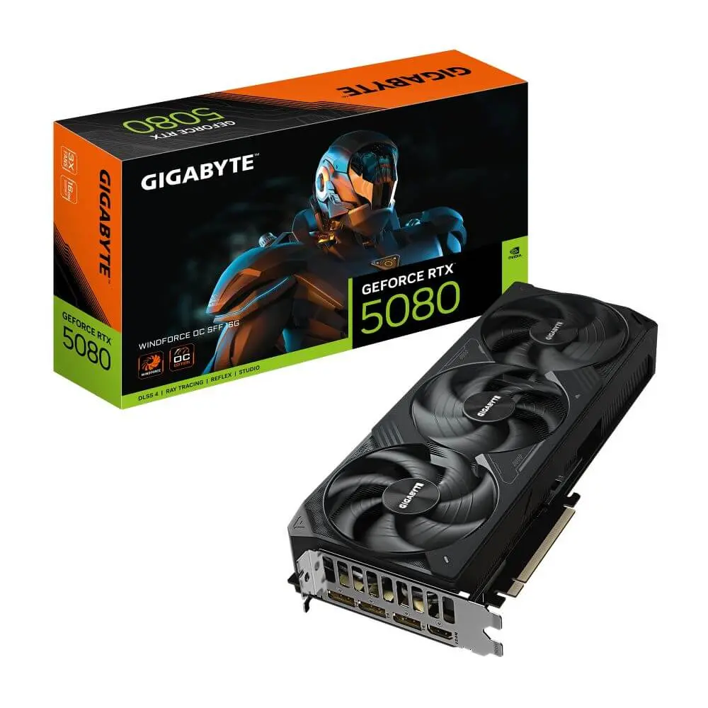 GIGABYTE GeForce RTX 5080 WINDFORCE OC 16GB GDDR7 256 bit GV-N5080WF3OC-16GD Grafička karta