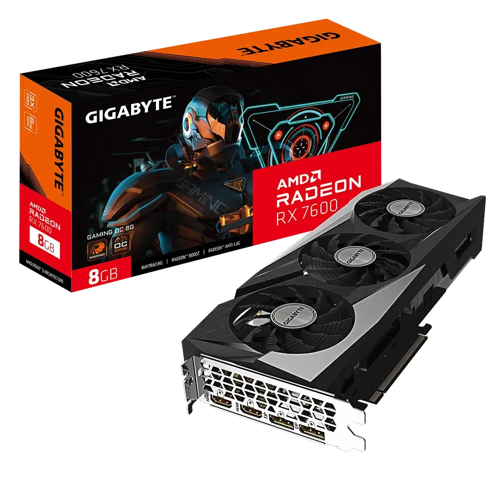 GIGABYTE Radeon RX 7600 GAMING OC 8GB GDDR6 128-bit GV-R76GAMING OC-8GD Grafička karta