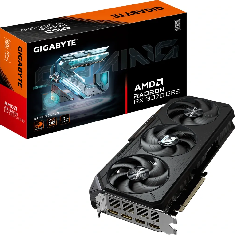 GIGABYTE Radeon RX 9070 GRE GAMING OC 12GB