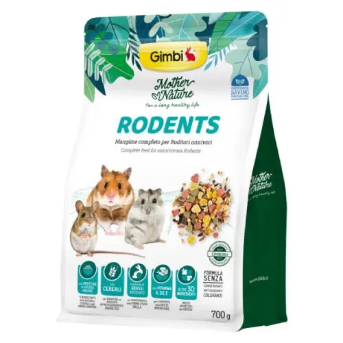 GIMBI Mother Nature Hrana za glodare 700 g