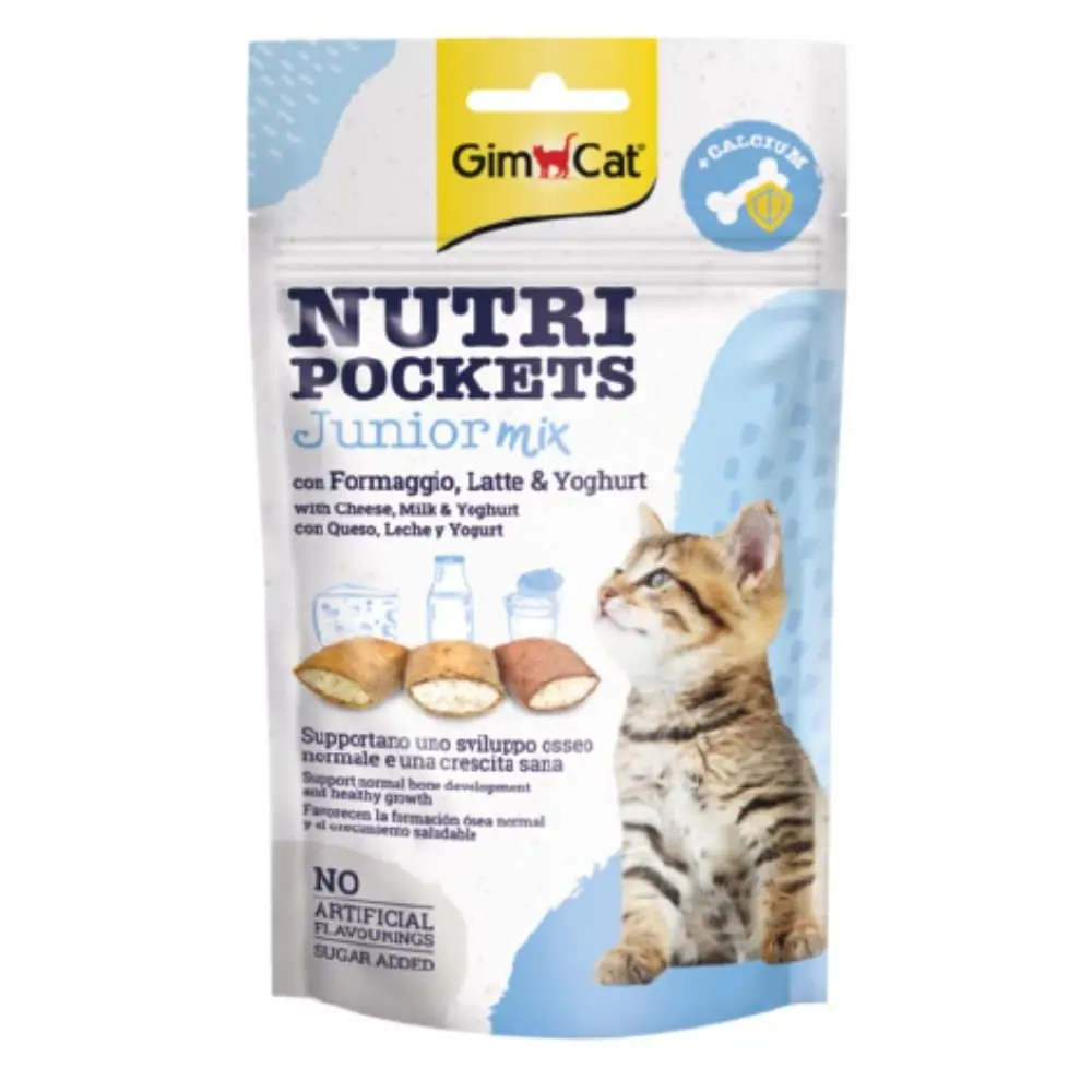 GIMCAT Nutri Pockets Junior miks Poslastica za mačiće 60 g