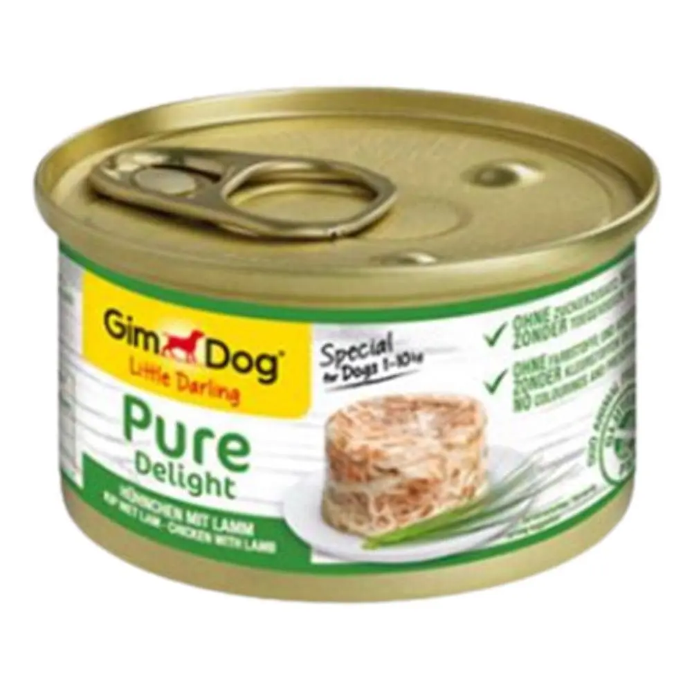 GIMDOG Little Darling Pure Delight Piletina i jagnjetina 85 g Hrana za pse u konzervi
