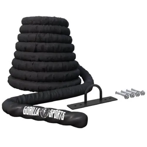 GORILLA SPORTS Battle Rope Kanap za trening sa zidnim nosačem