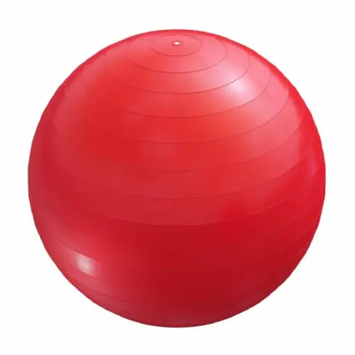 GORILLA SPORTS Crvena Lopta za pilates 75 cm