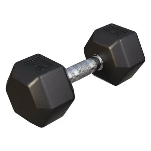 GORILLA SPORTS HEX Gumirana bučica 10 kg