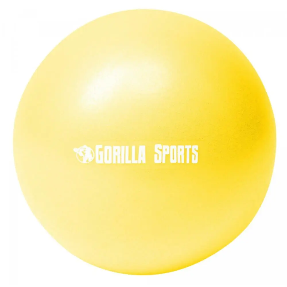 GORILLA SPORTS Mini pilates lopta 23 cm Žuta