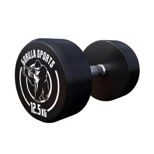 GORILLA SPORTS Okrugla gumirana bučica 12.5 kg