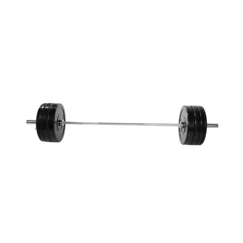 GORILLA SPORTS Olimpijska šipka i set olimpijskih tegova 140 kg