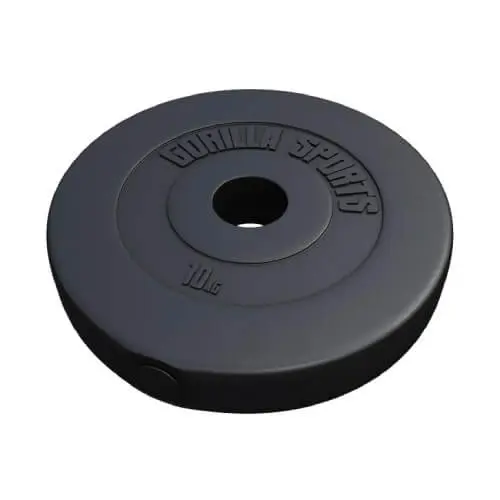 GORILLA SPORTS Plastični olimpijski teg 10 kg