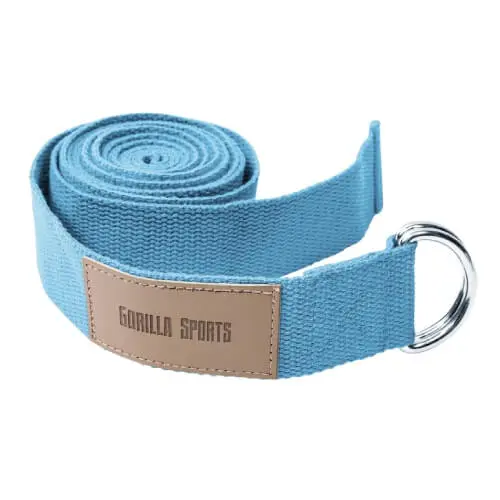 GORILLA SPORTS Plava Kaiš za jogu