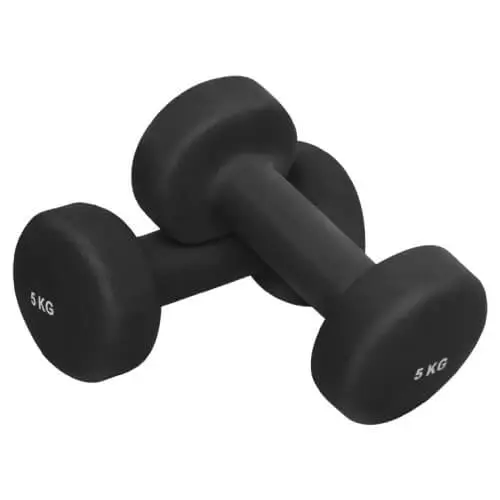 GORILLA SPORTS Set bučica za aerobik 2 x 5 kg