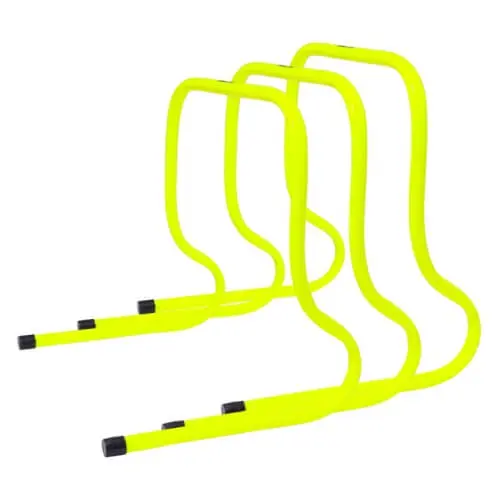 GORILLA SPORTS Set od tri žute prepone 40 cm