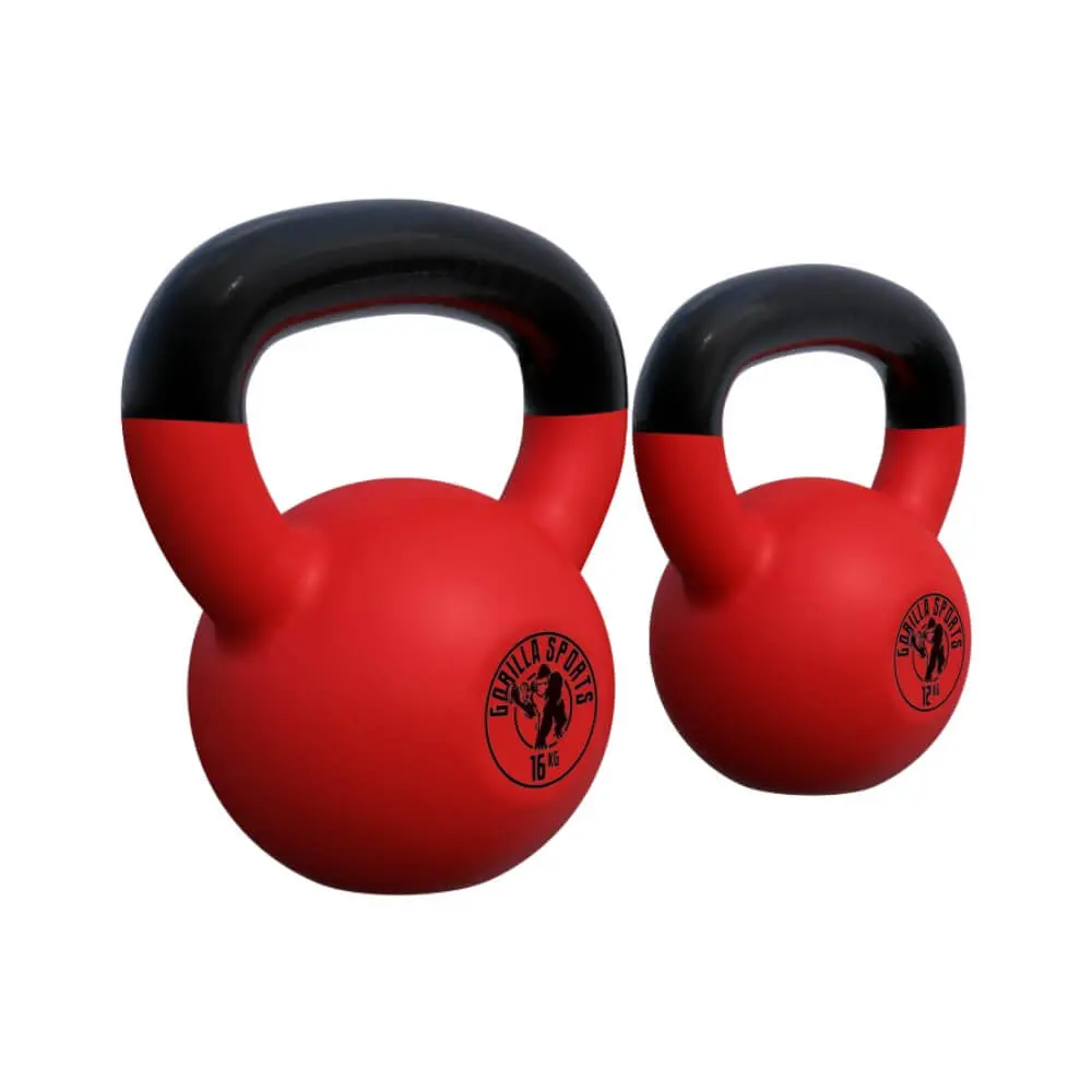 GORILLA SPORTS Set Rusko zvono sa neoprenom 28 kg