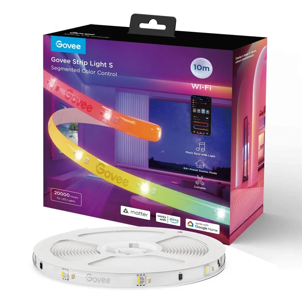 GOVEE RGBIC Strip Lights S 10M