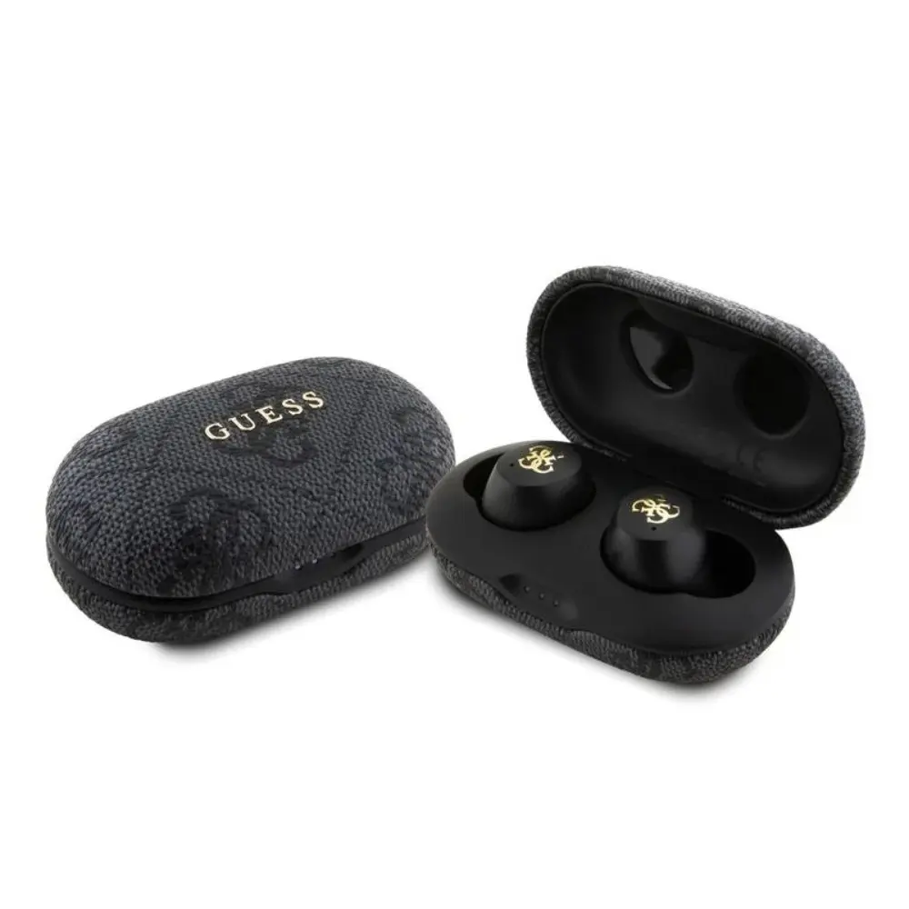 GUESS 4G Metal TWS Black Bežične bubice