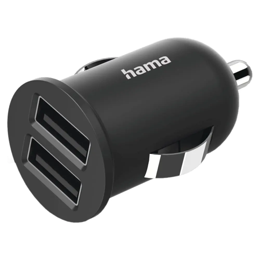 HAMA 2 x USB-A 12W Auto punjač