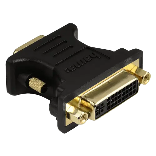 HAMA adapter-konverter VGA na DVI (m/ž) (Crni) pozlaćeni - 45074