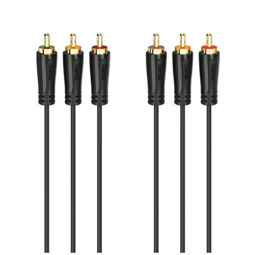 HAMA Audio/video kabl 3 x činč na 3 x činč 1.5 m pozlaćeni