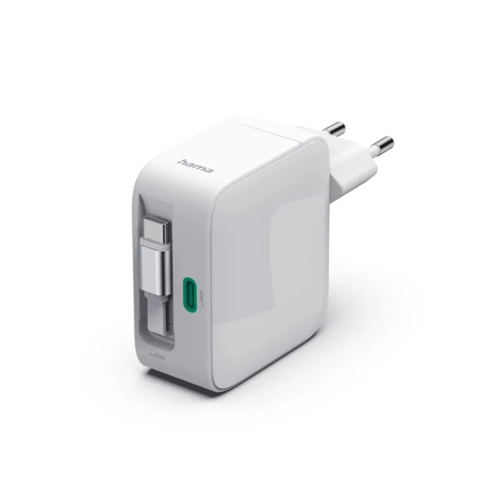 HAMA Extendable Fast Charger 2xUSB-C 65W