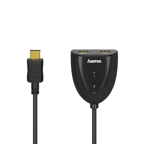 HAMA HDMI Switch 2na1 (Crna) -  00205161