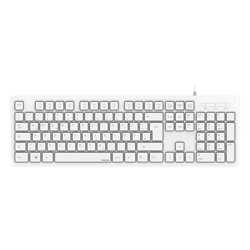 HAMA KC200 Basic YU-SRB Bela Žična tastatura