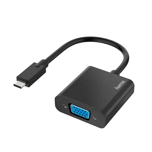 HAMA Konverter USB-C na VGA (Crna) - 200317