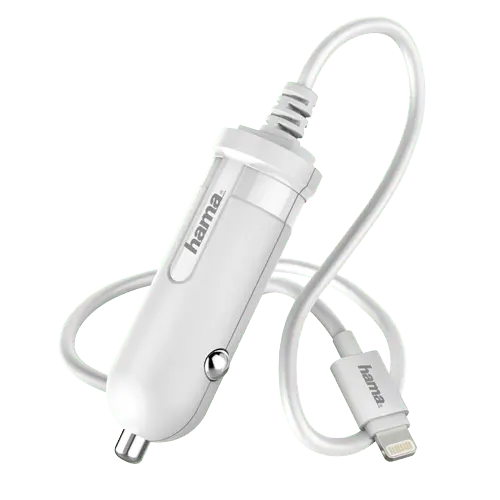 HAMA Lightning 5W (Beli) Auto punjač