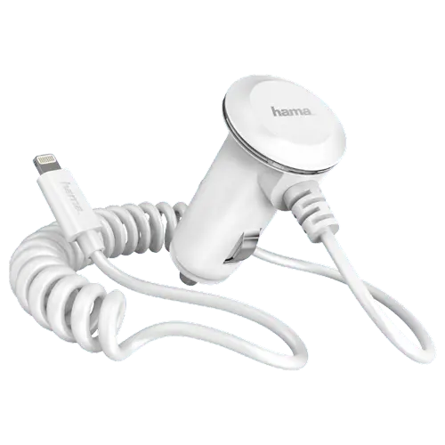 HAMA Lightning 5W (Beli) Auto punjač