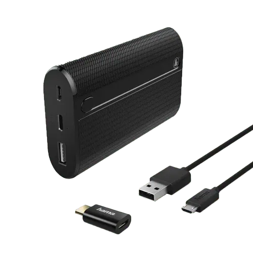 HAMA Power Pack X7 7800 mAh Power Bank + Tip C adapter