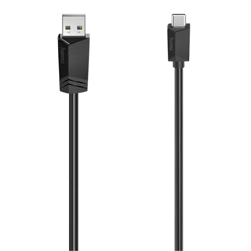 HAMA USB-A NA USB-C kabl 1.5m (Crna)