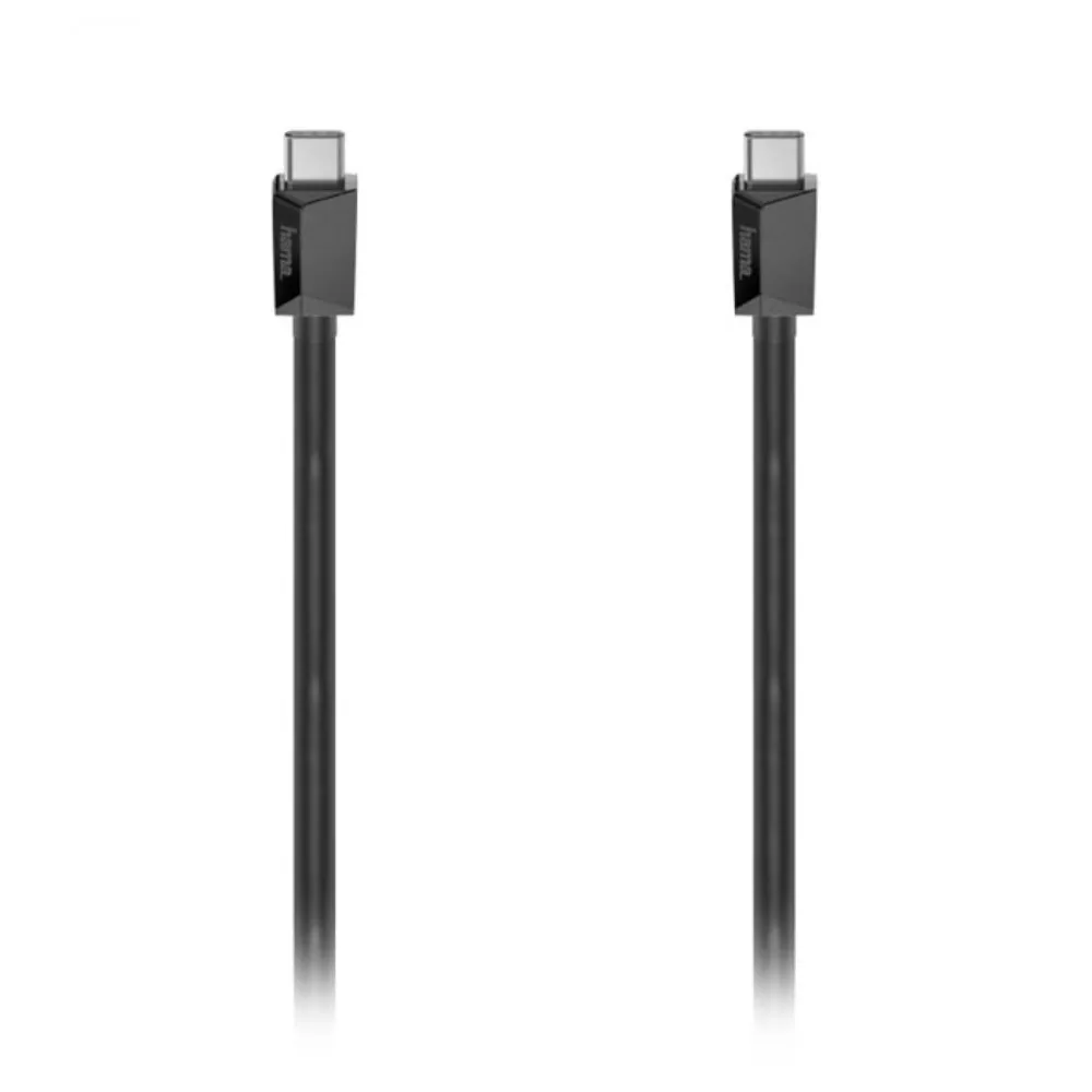 HAMA USB-C 0.75m Black Kabl