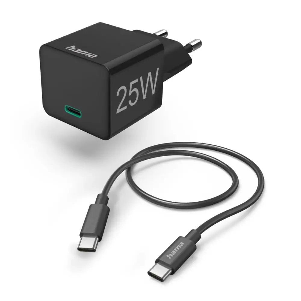 HAMA USB-C 25W (Crni) Punjač