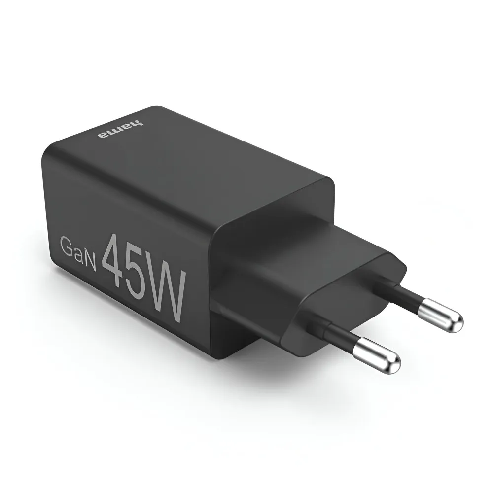 HAMA USB-C GaN 45W Black Adapter