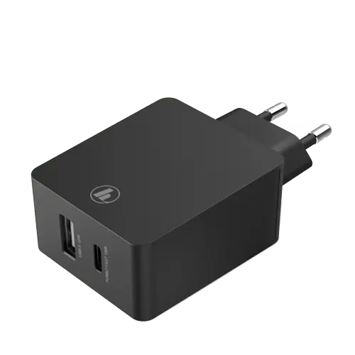 HAMA USB-C + USB-A 30W Adapter