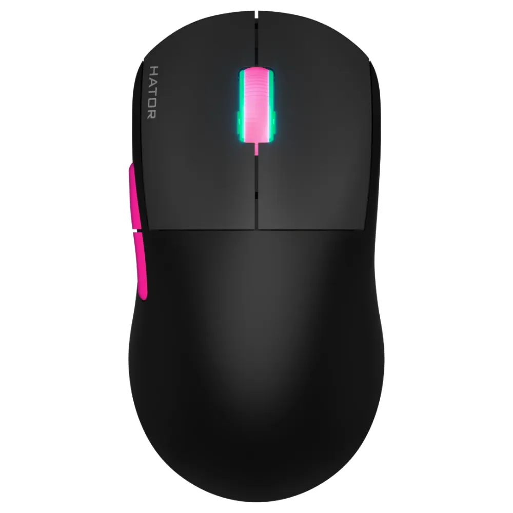 HATOR Quasar 2 ULTRA 4K Black-Pink Miš