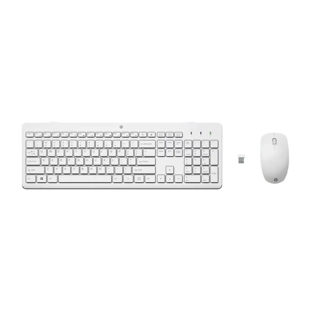 HP 230 3L1F0AA US White Bežična tastatura i miš