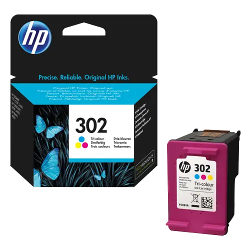 HP 302 Tri-colour Kertridž - F6U65AE