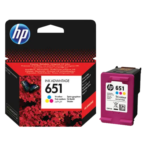 HP Kertridž No.651 Tri Color - C2P11AE