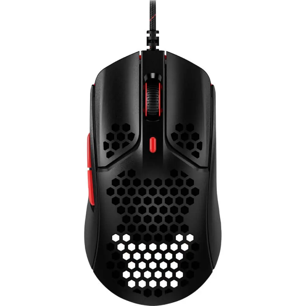 HYPERY Pulsefire Haste Black-Red Žičani gejming miš