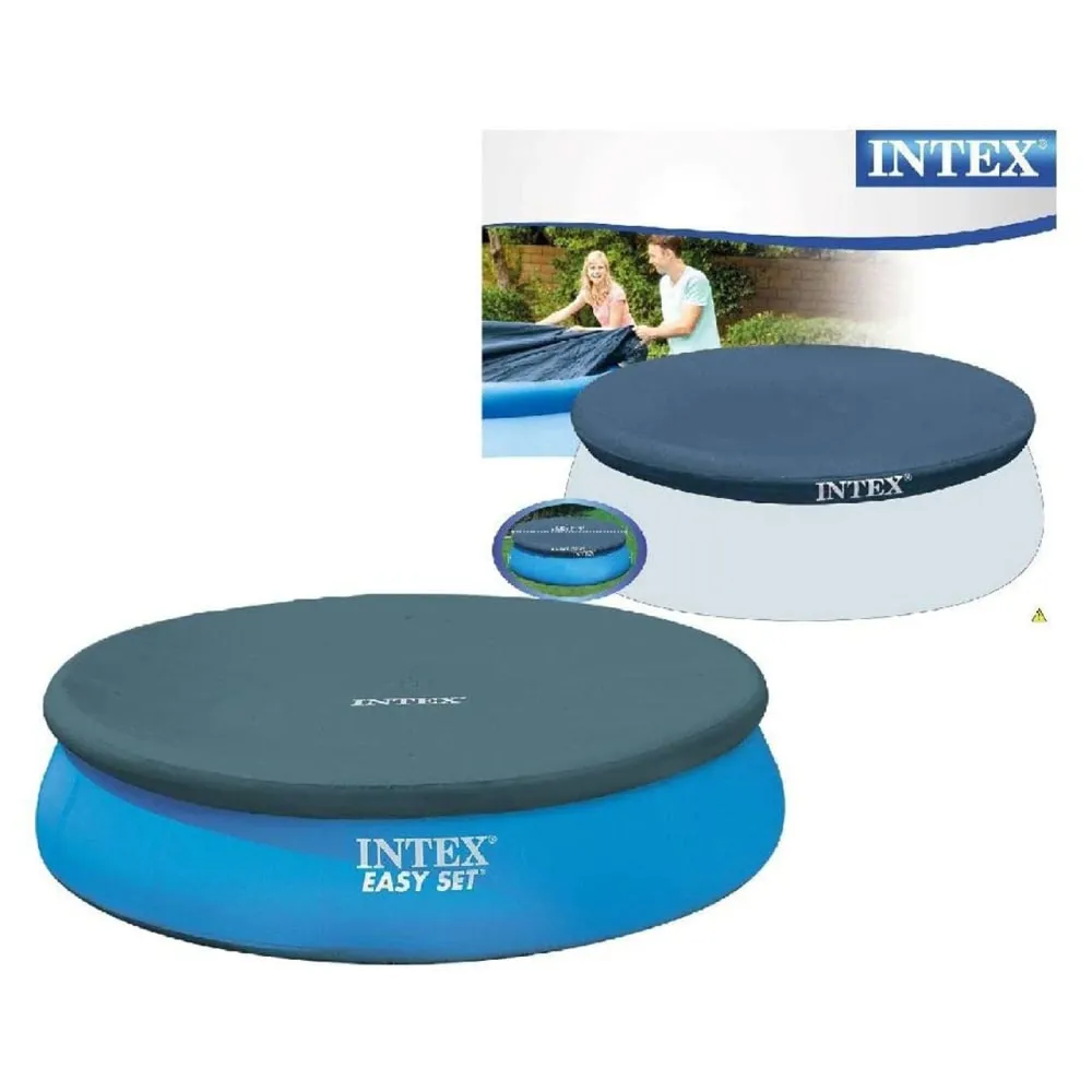 INTEX Pokrivač za bazen EasySet 50983 28022 (Tamnoplavi)