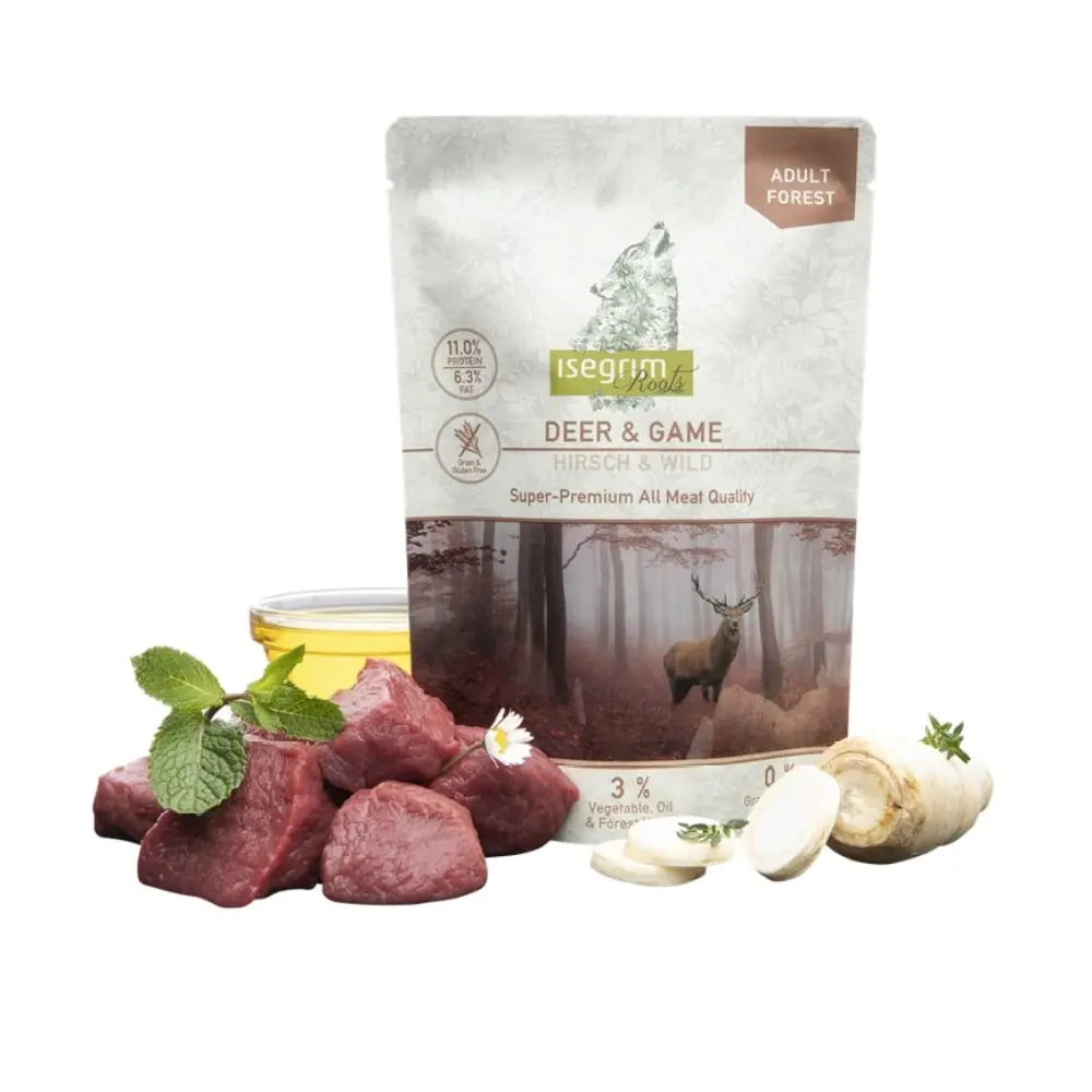 ISEGRIM Jelen i Divljač Sos za pse 410 g