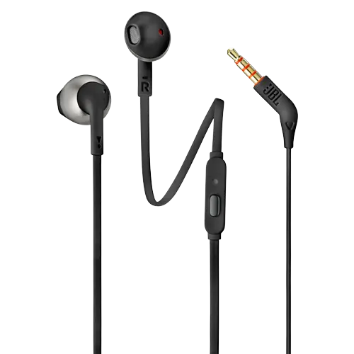 JBL Bubice sa mikrofonom T205 (Crne) - T205BLK