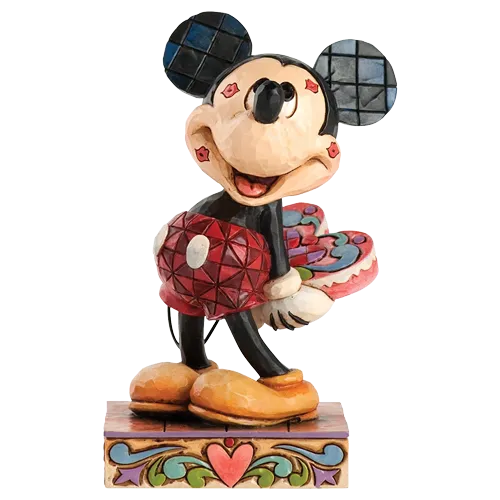 JIM SHORE Love Struck Mickey Mouse with Kisses - 4031477