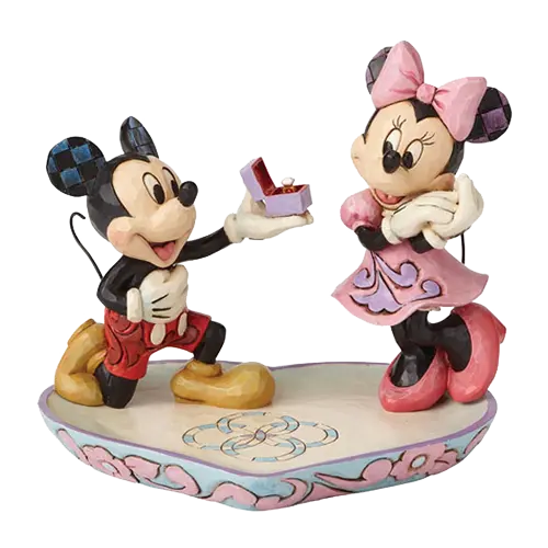 JIM SHORE Mickey and Minnie Magical Moment Figure - 4055436