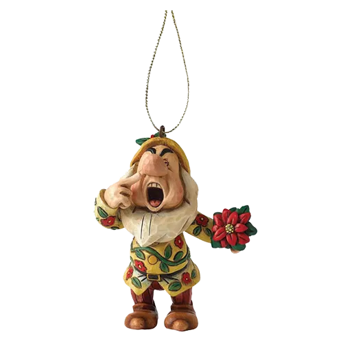 JIM SHORE Sneezy Hanging Ornament Figure - A9045