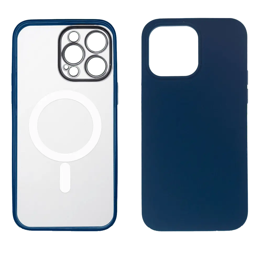 JUST IN CASE MAGPL111BL 2u1 transparentna/plava - Zaštitna maska za iPhone 14 Pro Max