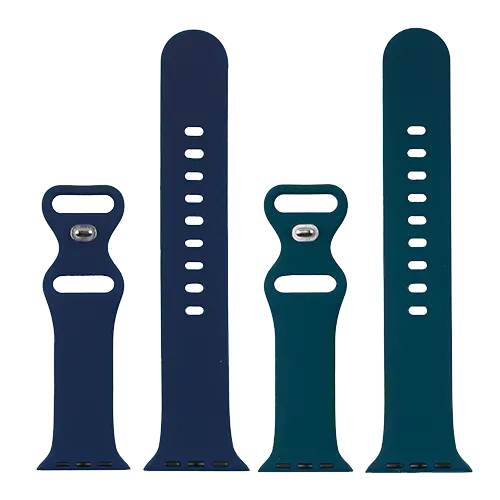 JUST IN CASE Zamenske narukvice 2u1 za Apple pametne satove 38-41mm Blue-Green