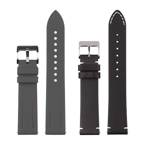 JUST IN CASE Zamenske narukvice 2u1 za pametne satove 20mm Black-Grey